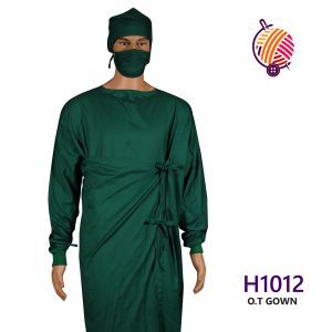 Overlapping Surgical Gown