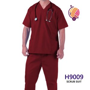 Maroon Scrub Suit H9009